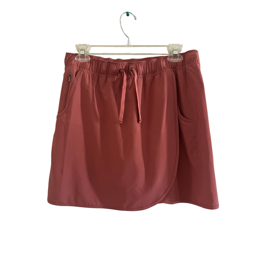 Patagonia Women Fleetwith Skort Rose Terracotta Hiking Athletic Skirt Medium